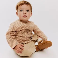 Shirt Shelby, 5078 caramel stripe