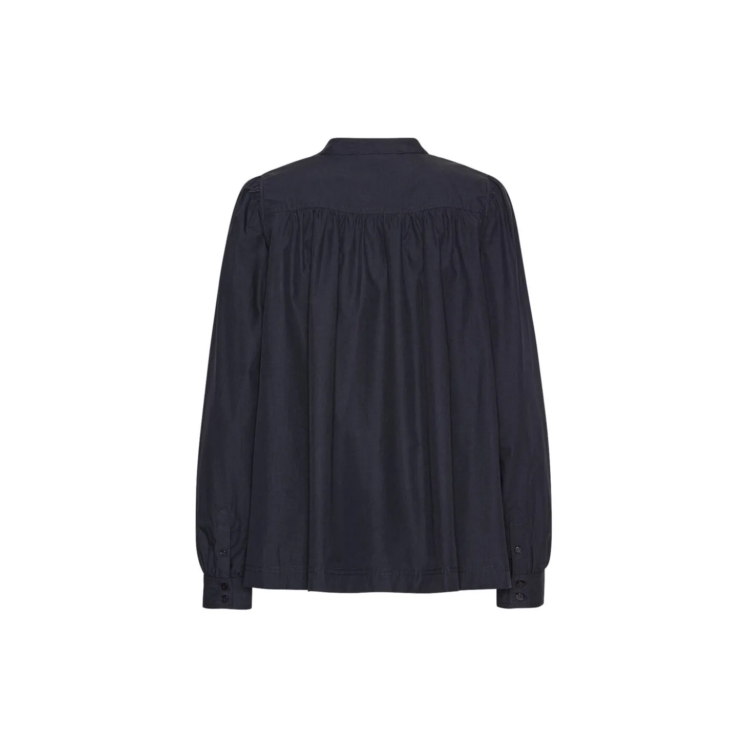 Shirt With Gather, dark indigo