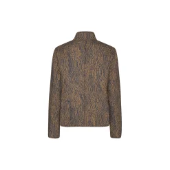 Short Quilted Jacket, beige dotted