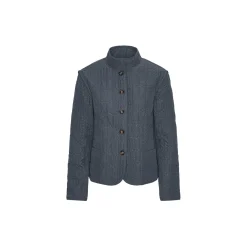 Short Quilted Jacket, ombre blue