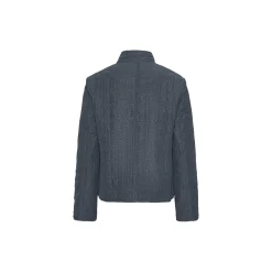 Short Quilted Jacket, ombre blue