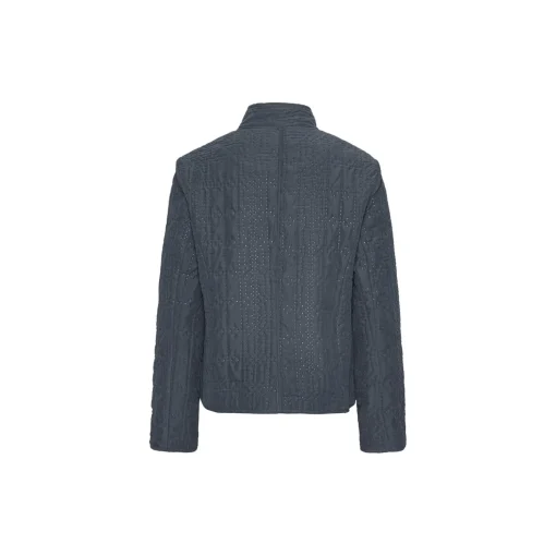 Short Quilted Jacket, ombre blue