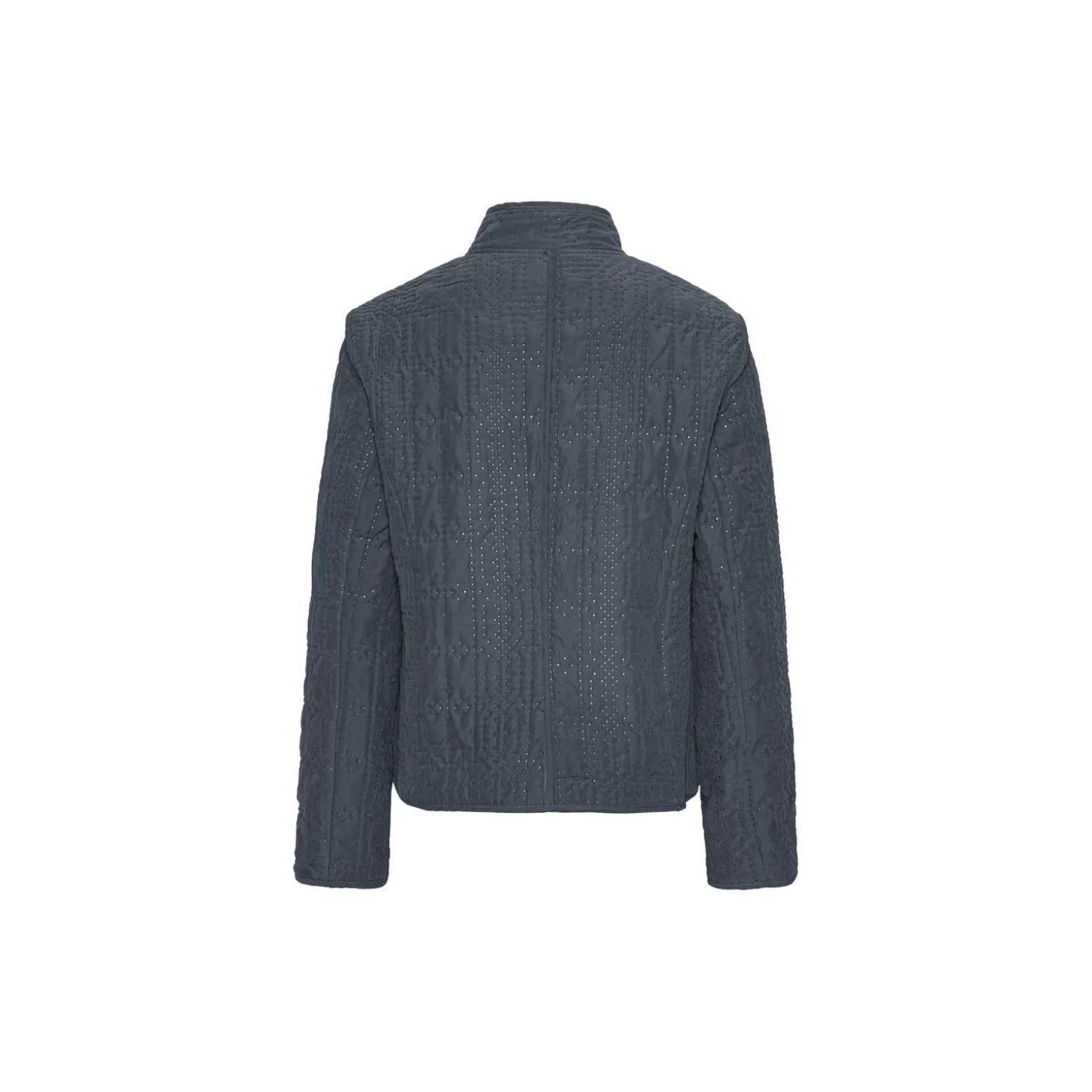 Short Quilted Jacket, ombre blue