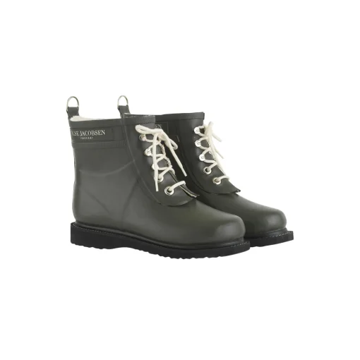 Short Rubber Boots, army