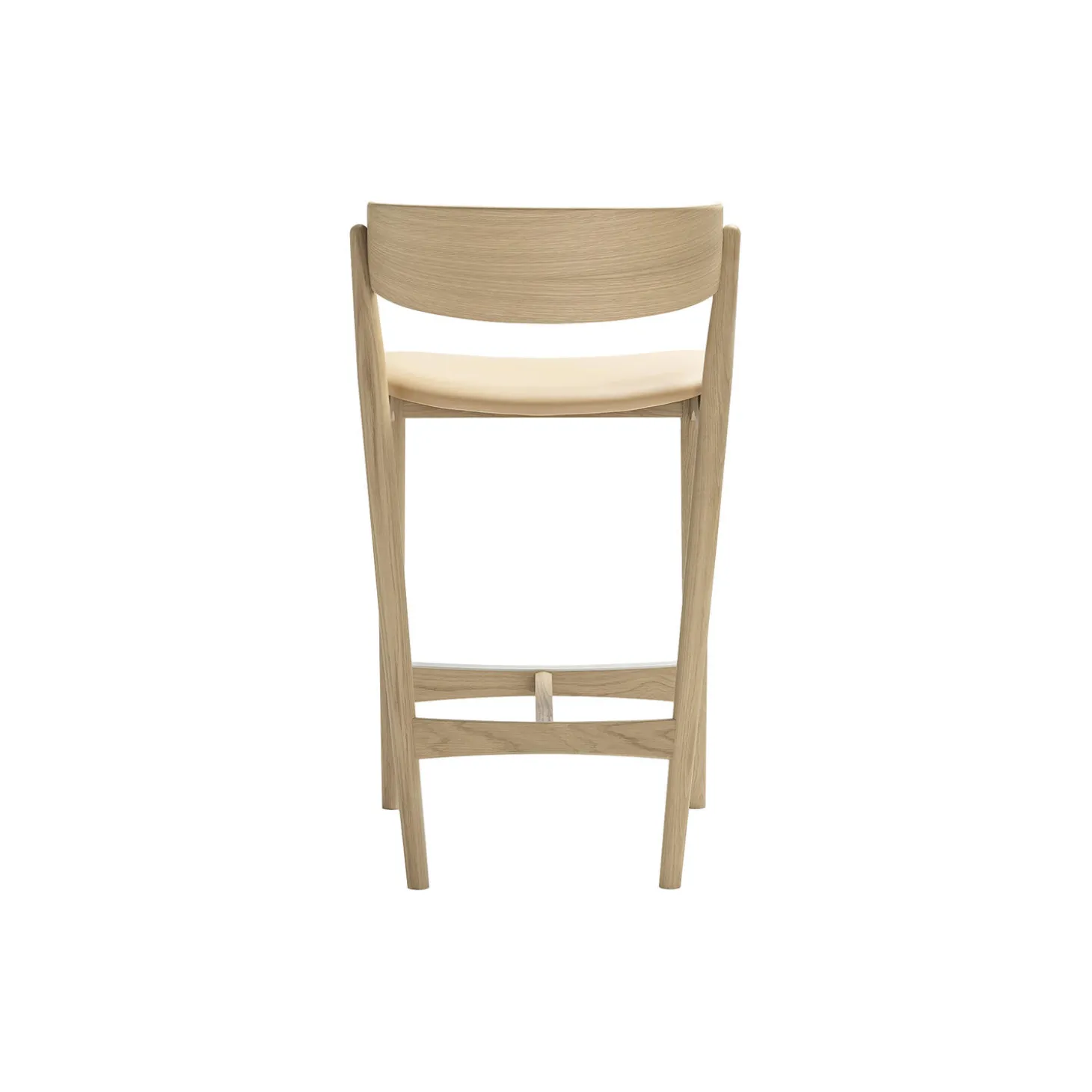 Sibast No 7 barstol, hvidolieret eg/honey
