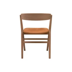 Sibast No 9 spisebordsstol, sæbehandlet eg/cognac