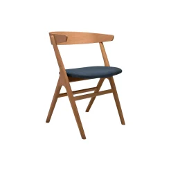 Sibast No 9 spisebordsstol, olieret eg/navy