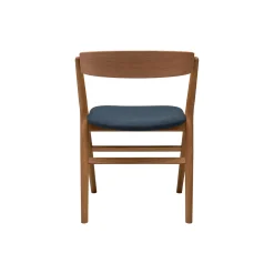 Sibast No 9 spisebordsstol, olieret eg/navy