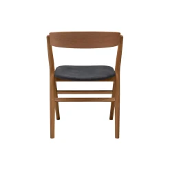 Sibast No 9 spisebordsstol, olieret eg/dark grey