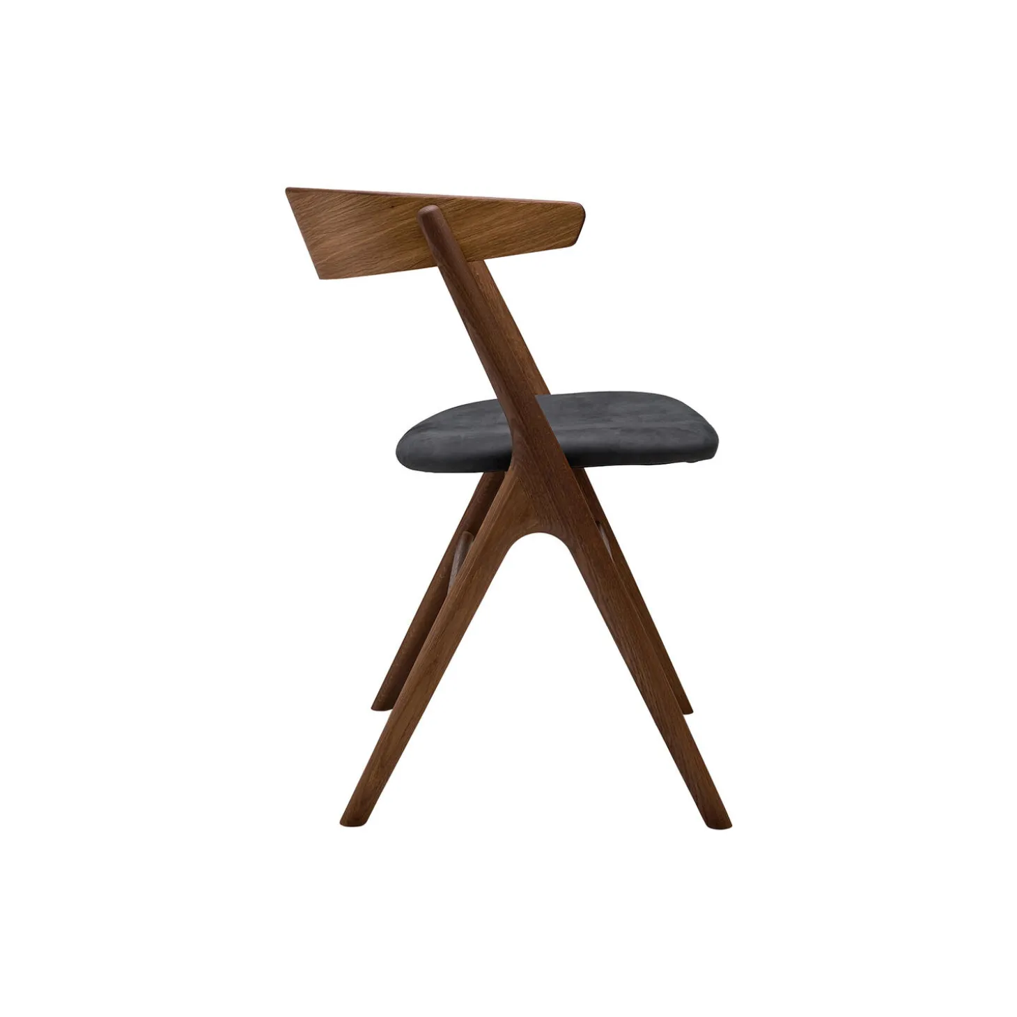 Sibast No 9 spisebordsstol, røget eg/dark grey