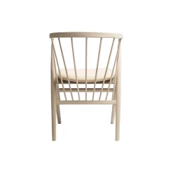 Sibast No 8 spisestol, hvidolieret eg/honey