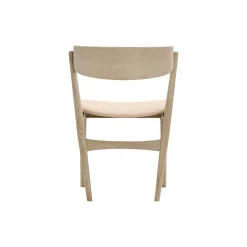 Sibast No 7 spisestol, hvidpigmenteret eg/honey