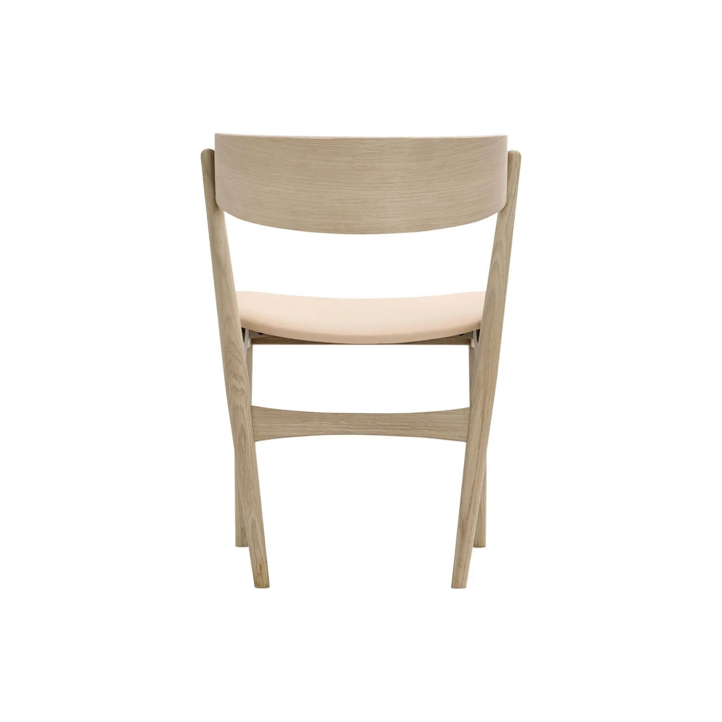 Sibast No 7 spisestol, hvidpigmenteret eg/honey