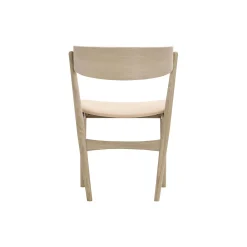 Sibast No 7 spisestol, hvidolieret eg/honey