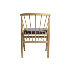 Sibast No 8 spisestol, olieret eg/sort