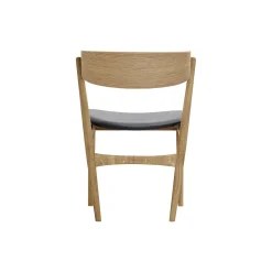 Sibast No 7 spisestol, olieret eg/sort