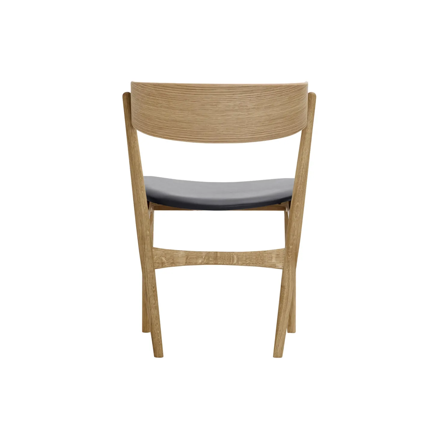 Sibast No 7 spisestol, olieret eg/sort