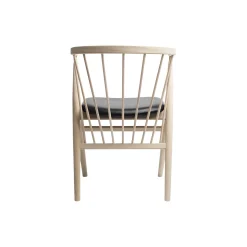 Sibast No 8 spisestol, sæbebehandlet eg/sort