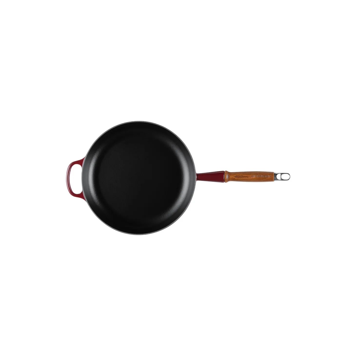 Signature stegepande med træhåndtag Ø 28 cm, garnet
