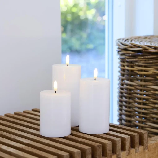 Sille genopladelige lys, white