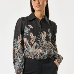 SiomaDEA NS Blouse Long Sleeved, nori