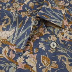 Siri Shirt, blue pattern