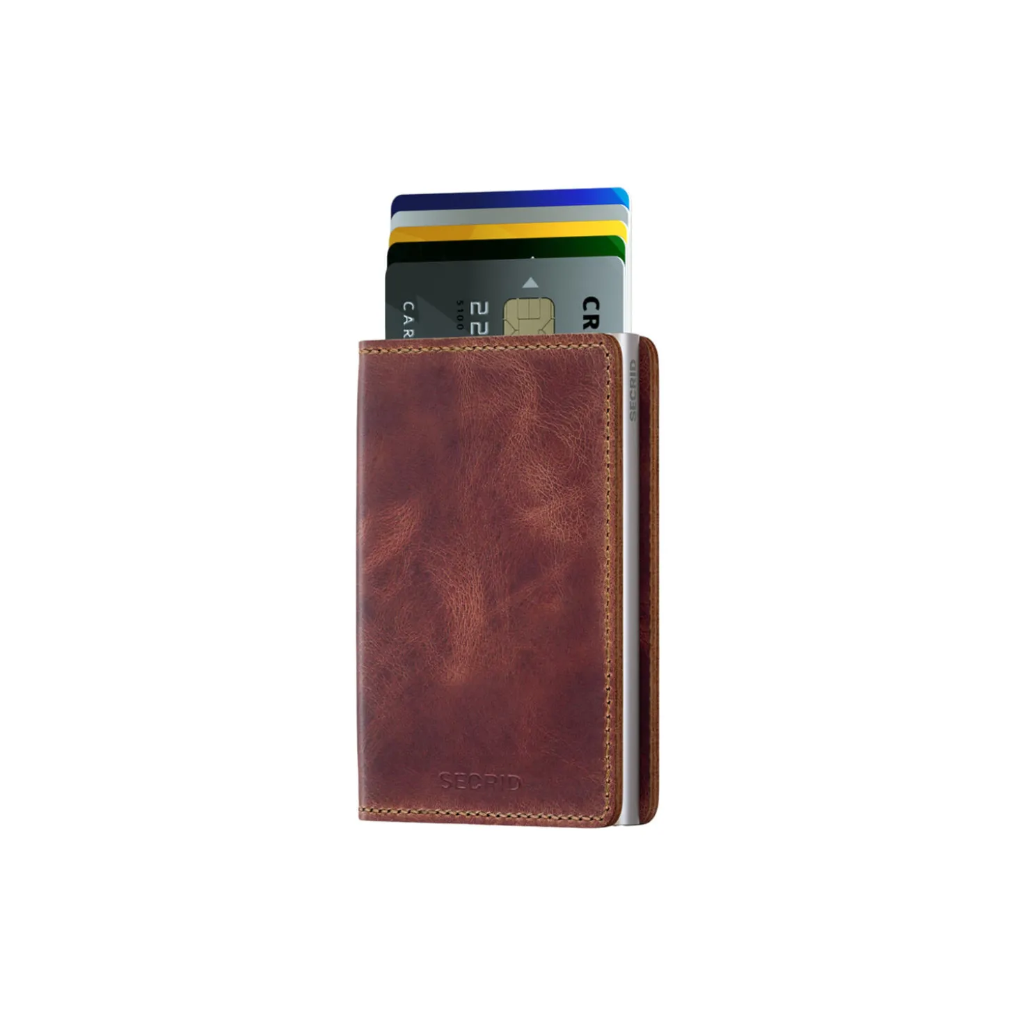 Slimwallet, vintage brown