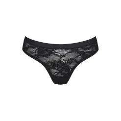 Smart Deco High Leg String Ex, black