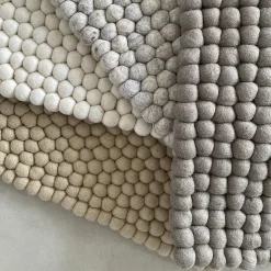 SNOW DROP Mat, light grey
