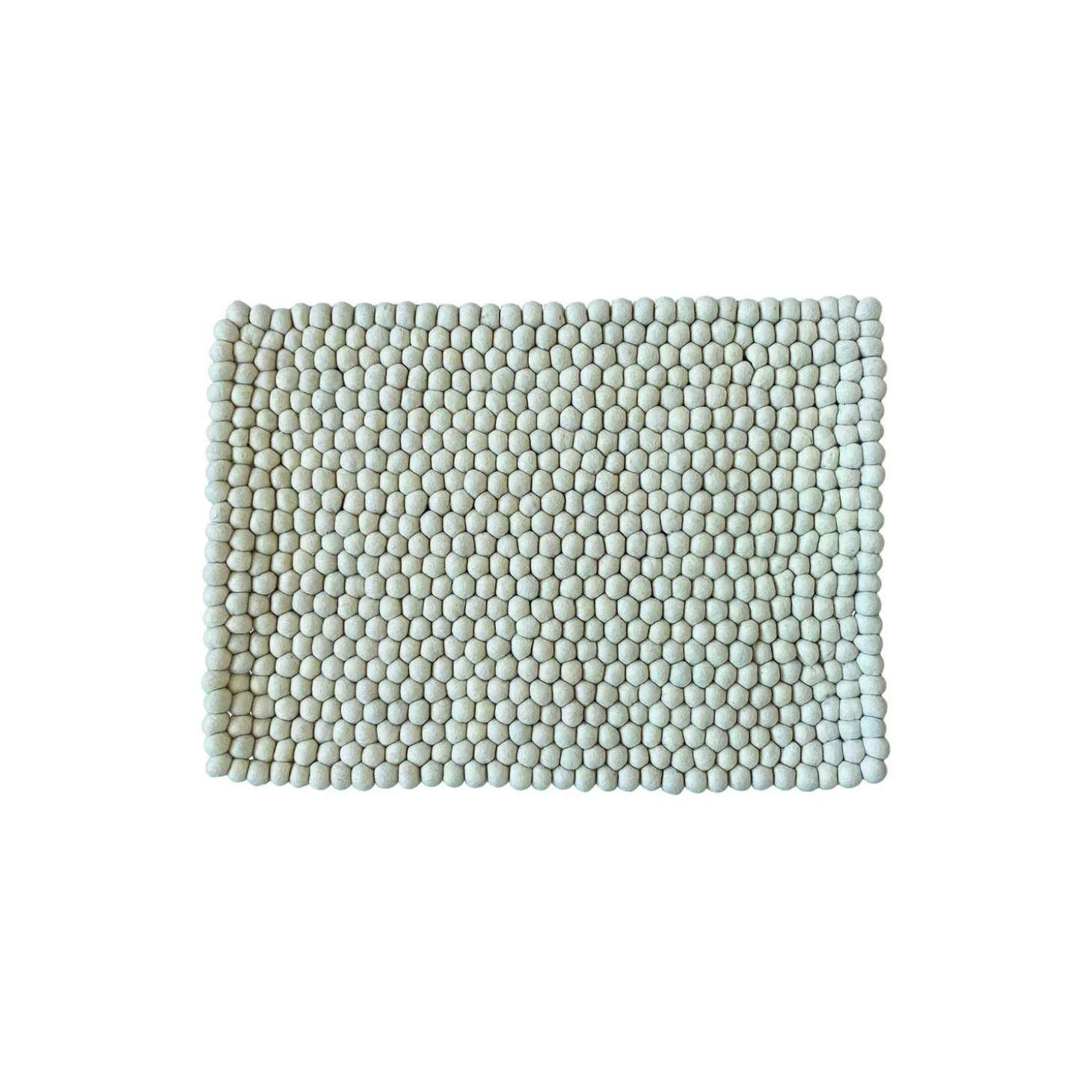 SNOW DROP Mat, white