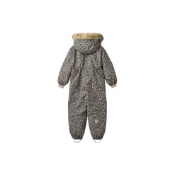 Snowsuit Moe, black sea open flowers