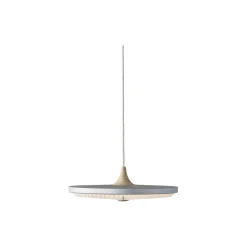 Soleil pendel med papirskærm, silver cloud/eg