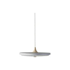 Soleil pendel med papirskærm, silver cloud/eg