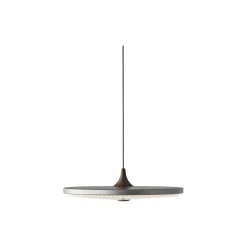 Soleil pendel med papirskærm, thunder sky/røget eg