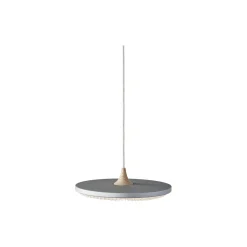 Soleil pendel med standardskærm, silver cloud/eg