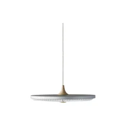 Soleil pendel med standardskærm, silver cloud/eg