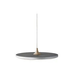 Soleil pendel med standardskærm, silver cloud/eg