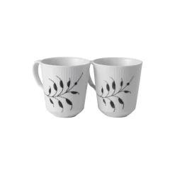 Sort Mega Riflet krus 38 cl, 2 stk