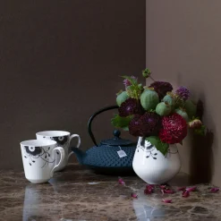 Sort Mega Riflet krus 38 cl, 2 stk