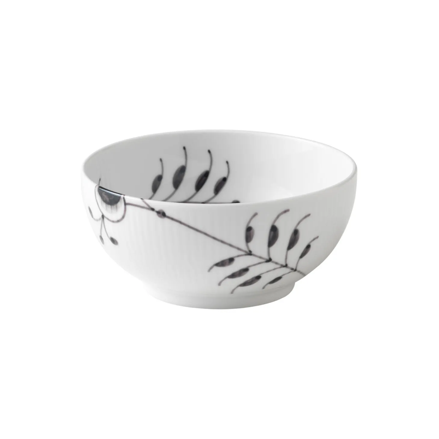 Sort Mega Riflet skål 73 cl