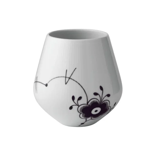 Sort Mega Riflet vase 15 cm