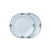 Sort Riflet Blonde tallerken Ø 22 cm, 2 stk.