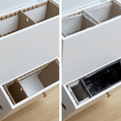 SORTED Standard Tall affaldssortering, snow white