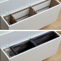 SORTED Standard Wide affaldssortering, antique rose