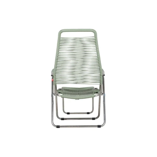 Spaghetti Outdoor Sunbed, sage green matt