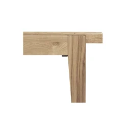 S-Table Dining Table Rectangular Extendable, matt lacquered oak