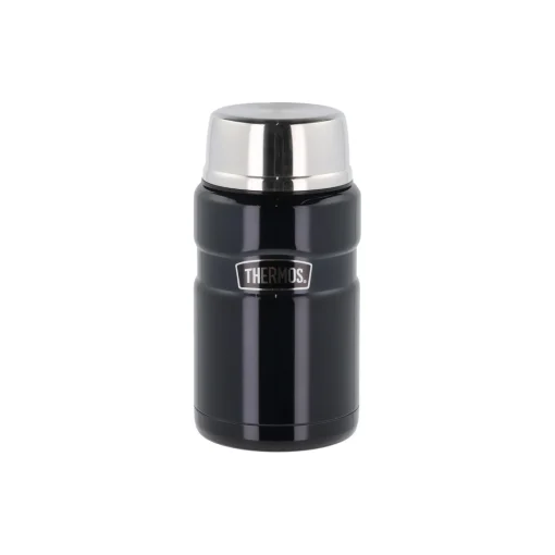 Stainless King madtermoflaske, midnight blue
