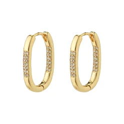 STAR Hoops, gold plated