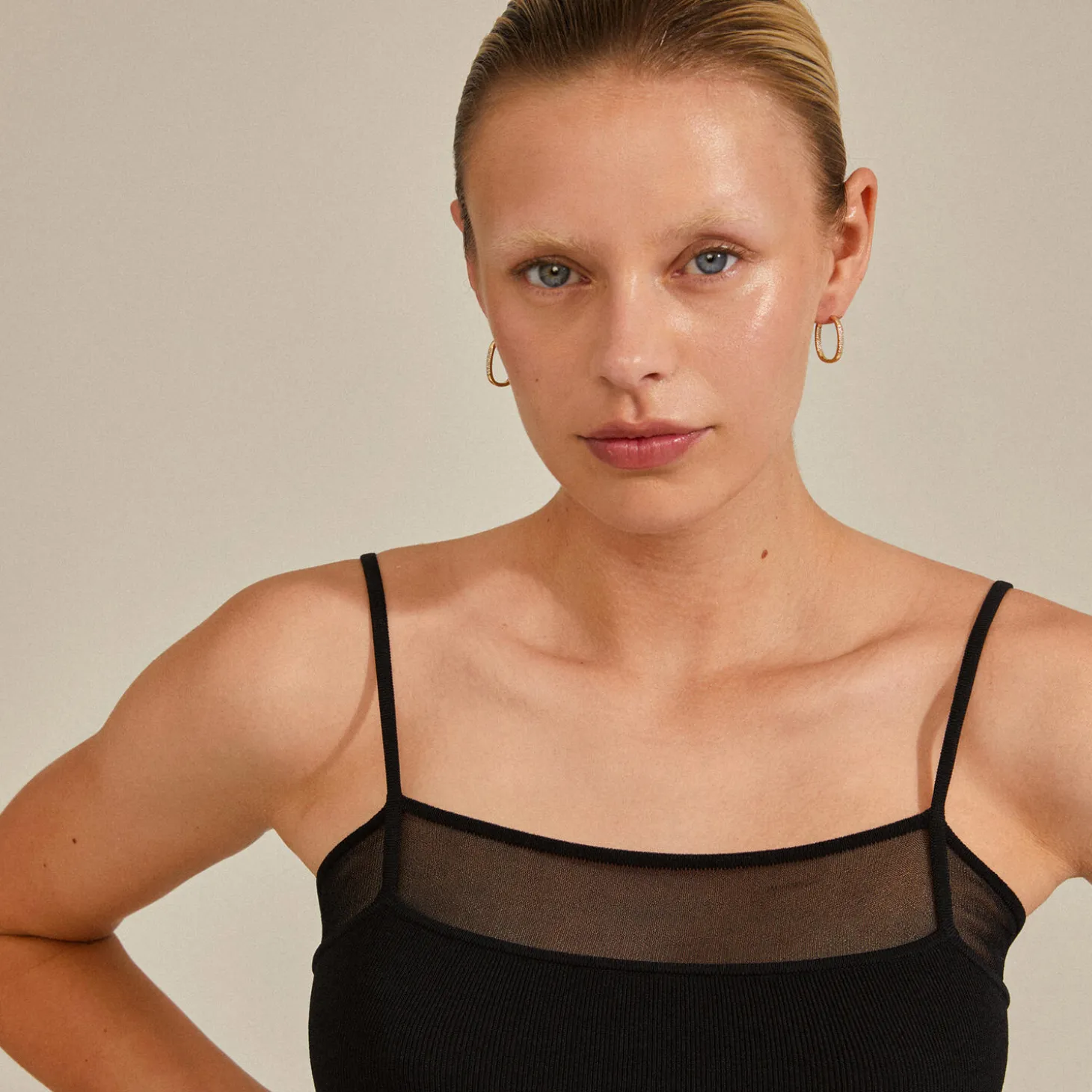 STAR Hoops, gold plated