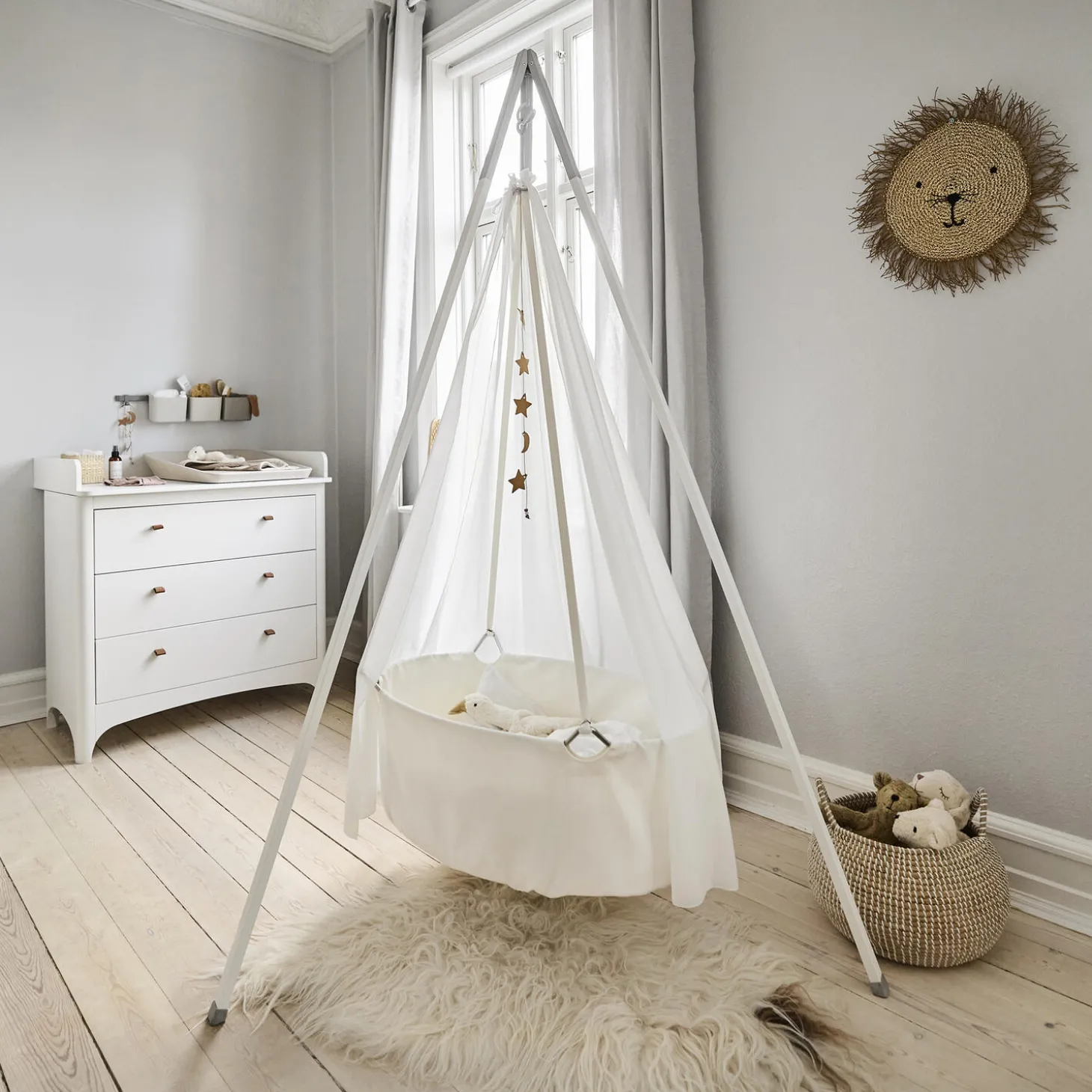 Stativ til Leander Classic™ vugge, white